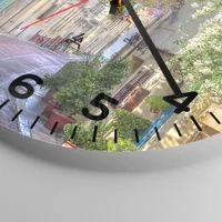 Clock face with numbers