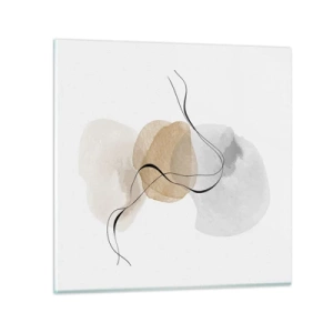 Glass picture - Air Beads - 60x60 cm