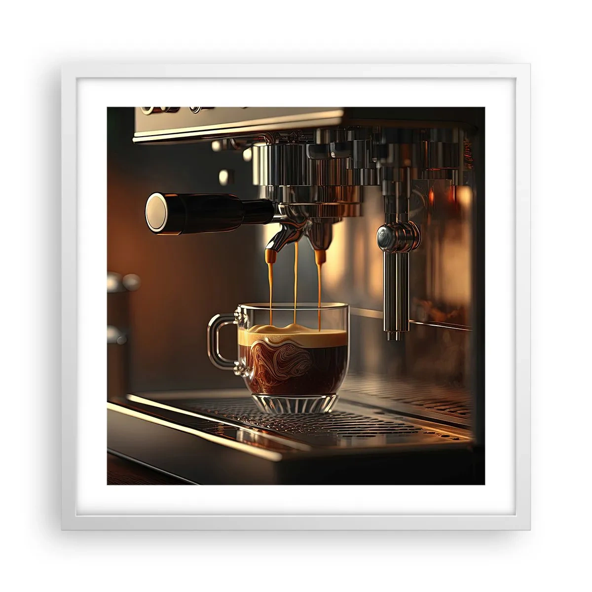 Poster in white frmae - Sensual Mixture - 50x50 cm