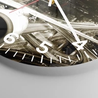 Clock face with numbers