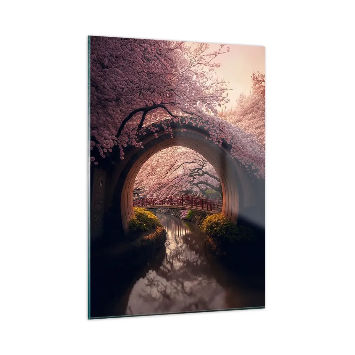 Glass picture - Japanese Spring - 50x70 cm