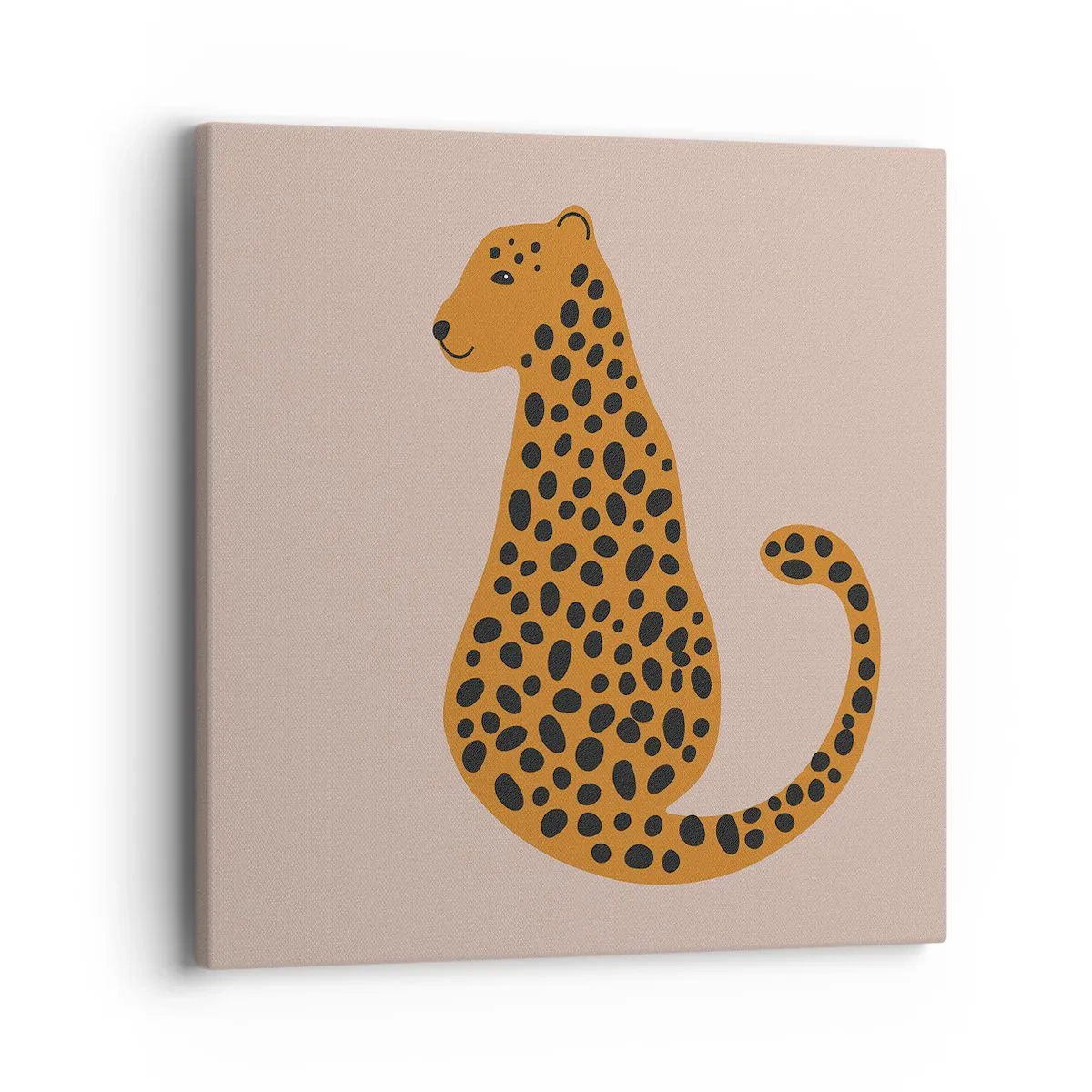 Canvas picture - Leopard Print Is Fashionable - 40x40 cm