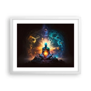 Poster in white frmae - Cosmic Calm - 50x40 cm