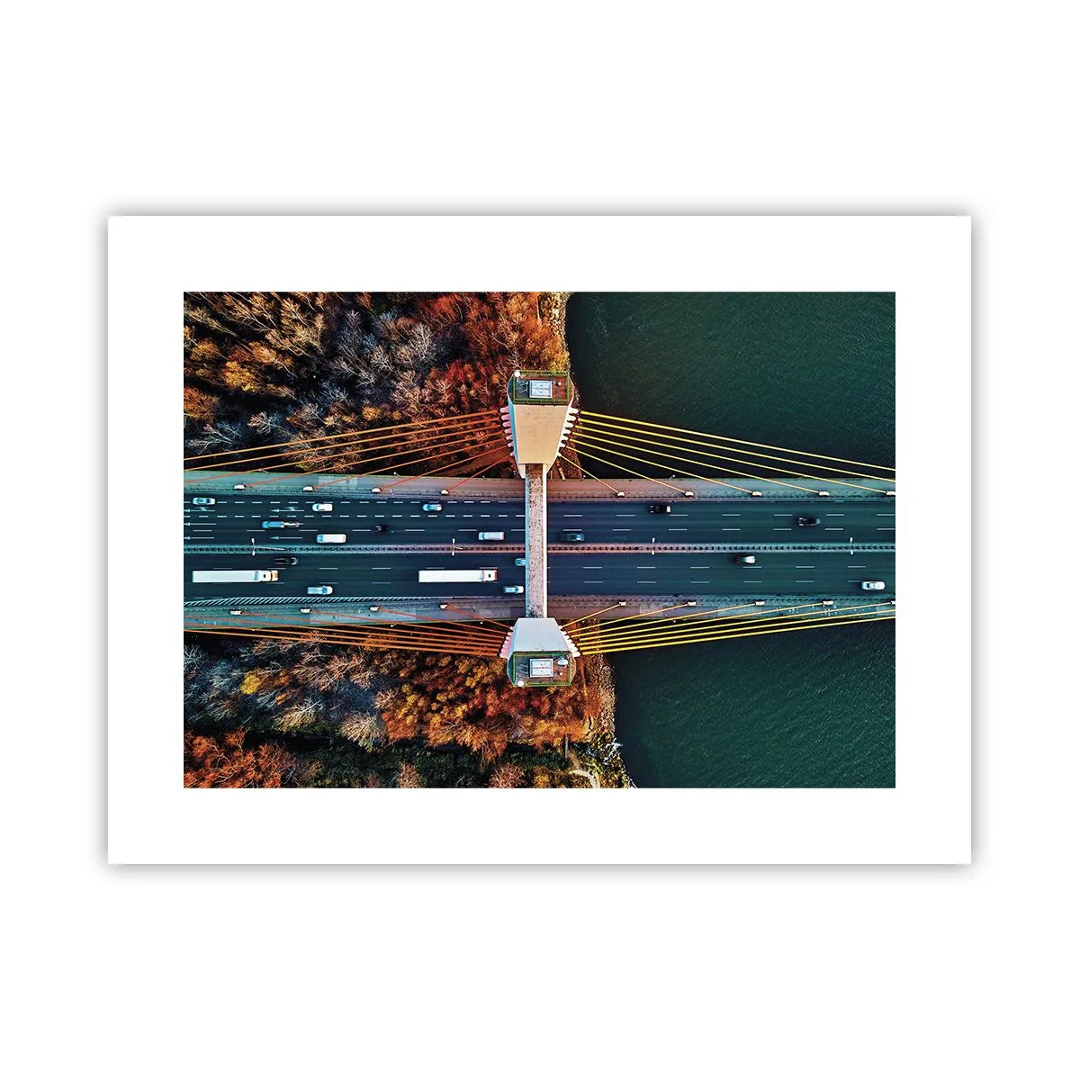 Poster - Behind Seas and Oceans - 40x30 cm