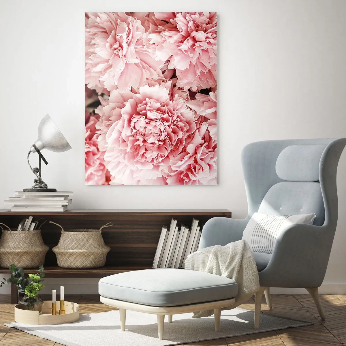 Glass picture - Pink Dreams - 50x70 cm