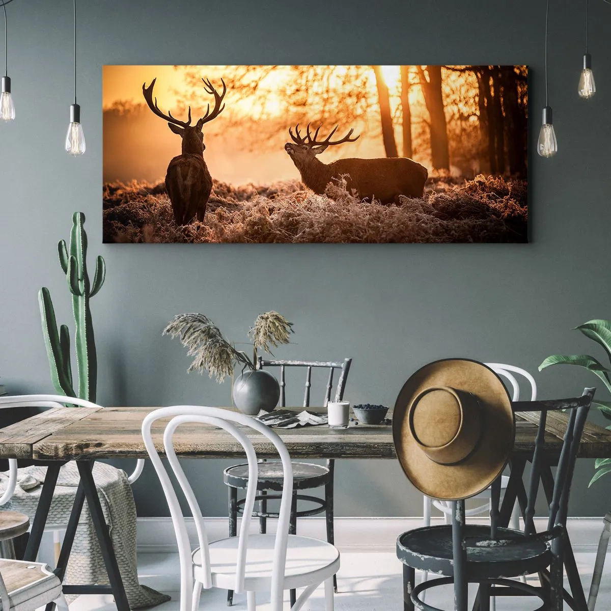 Canvas picture - Hunter's Dream - 120x50 cm
