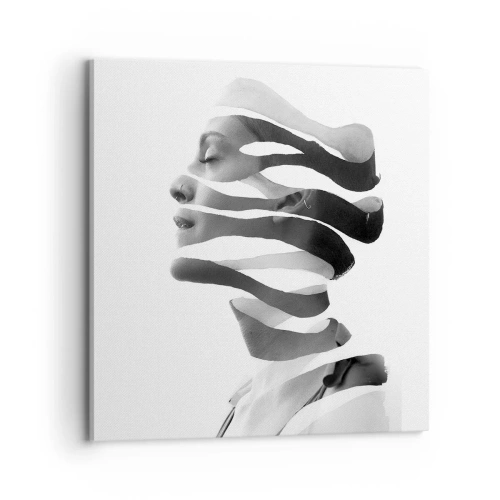 Canvas picture - Surrealistic Portrait - 70x70 cm