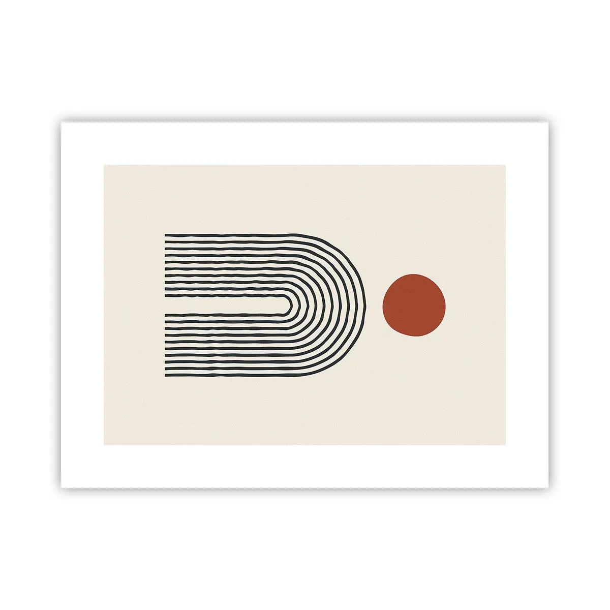 Poster - Magnetism of Shapes and Colours - 40x30 cm