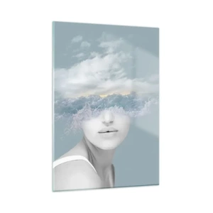 Glass picture - With the Head In the Clouds - 50x70 cm