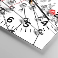 Clock face with numbers