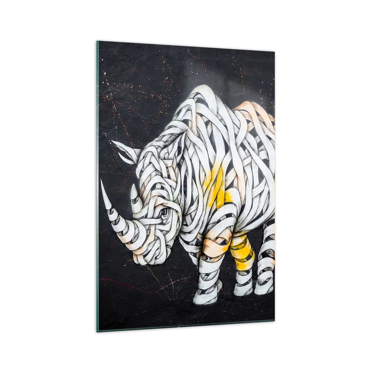 Glass picture - Thick Skin Is a Myth - 70x100 cm