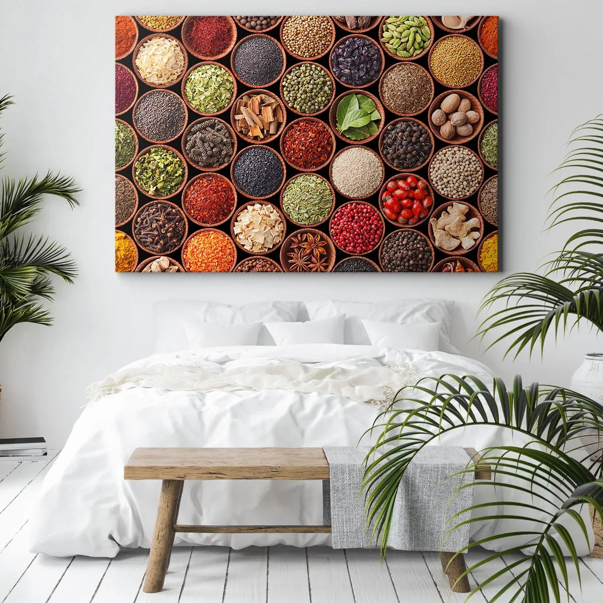 Canvas picture - All Flavours of the World - 120x80 cm