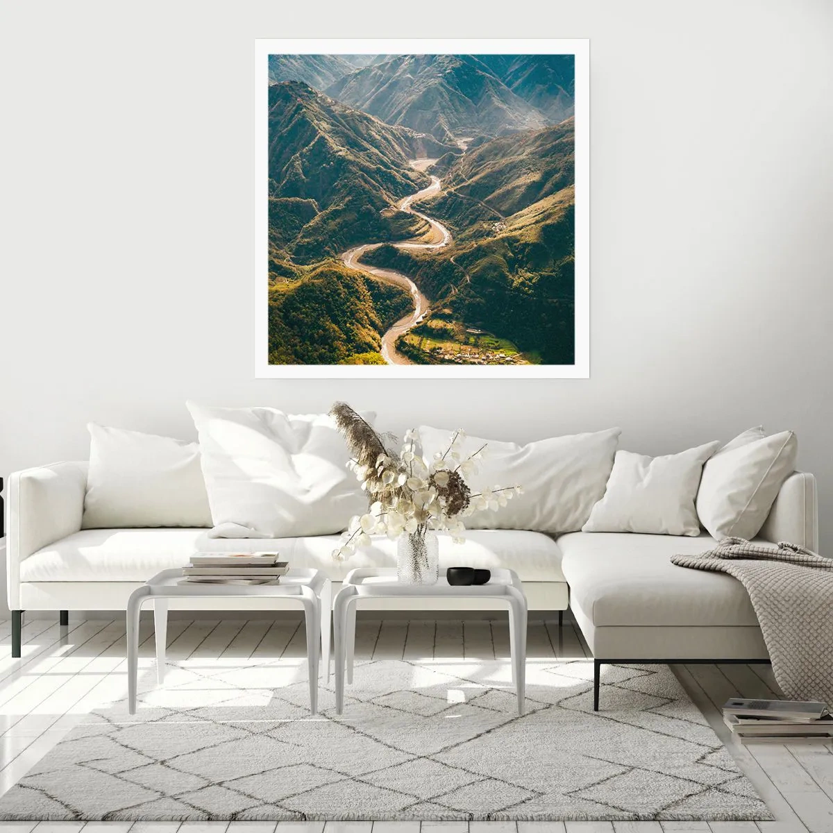 Poster - Straight from the Heart of the Mountains - 40x40 cm