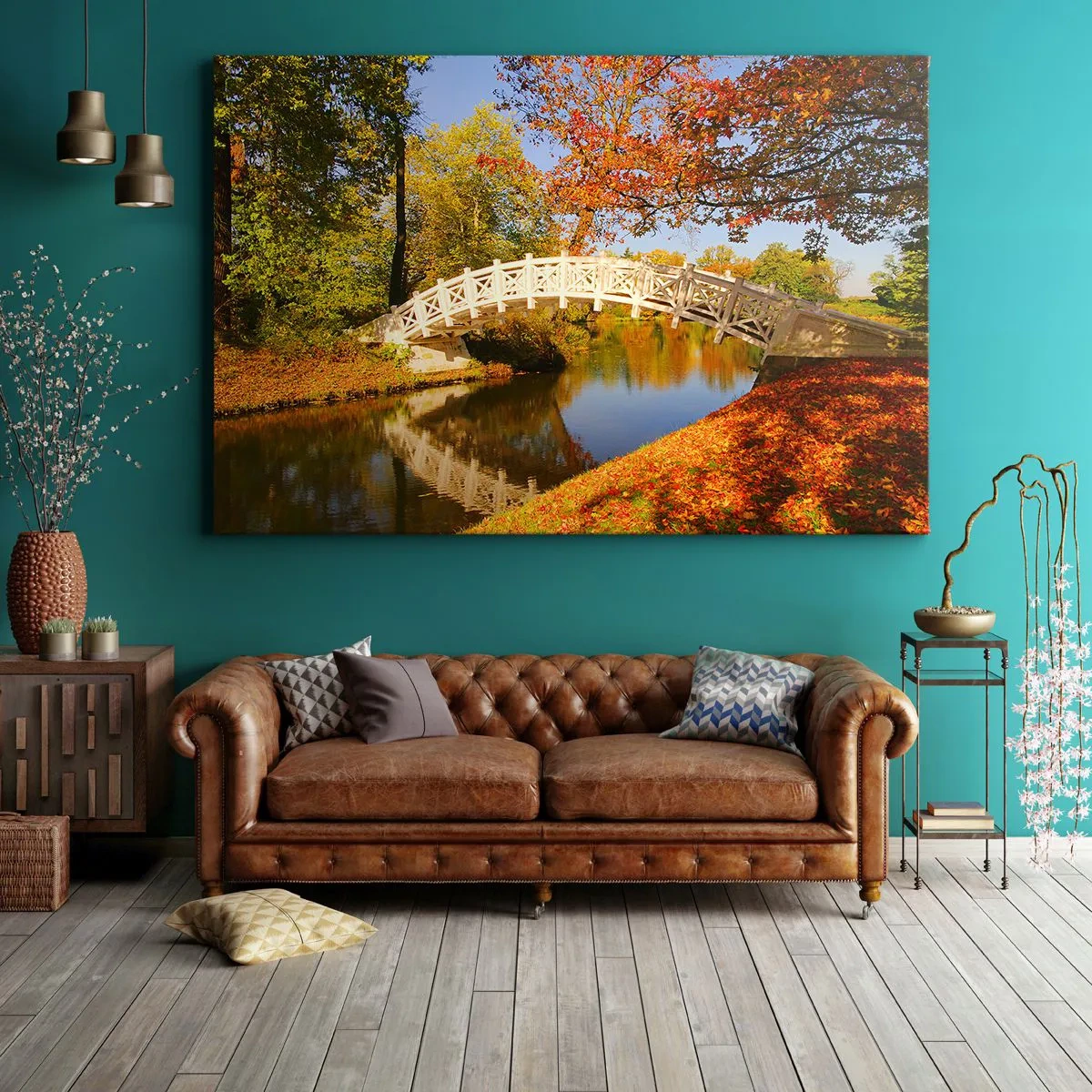 Canvas picture - On a White Bridge of Sighs - 120x80 cm