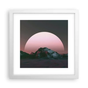 Poster in white frmae - In a Neighbouring Galaxy - 30x30 cm