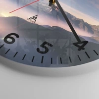 Clock face with numbers