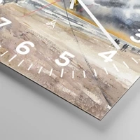 Clock face with numbers