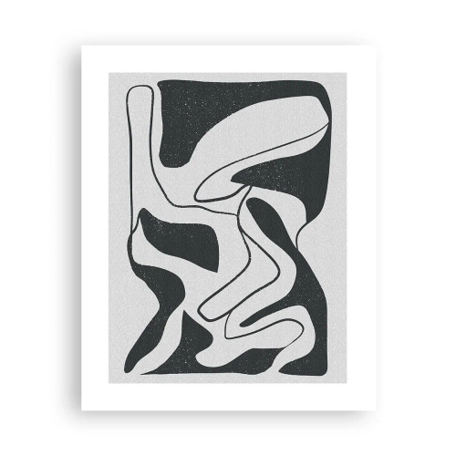 Poster - Abstract Fun in a Maze - 40x50 cm