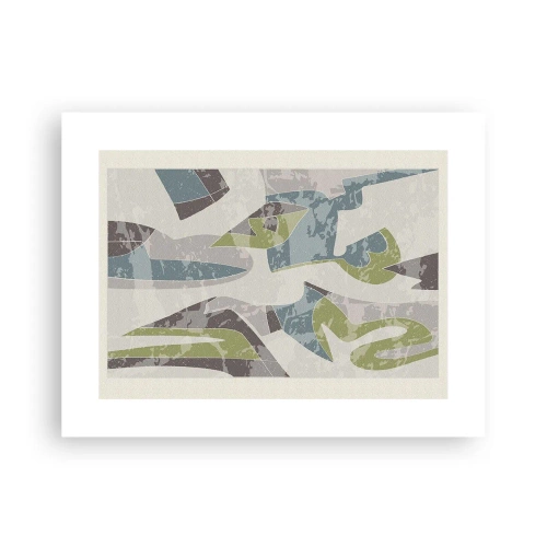Poster - Composition with Window Pane - 40x30 cm