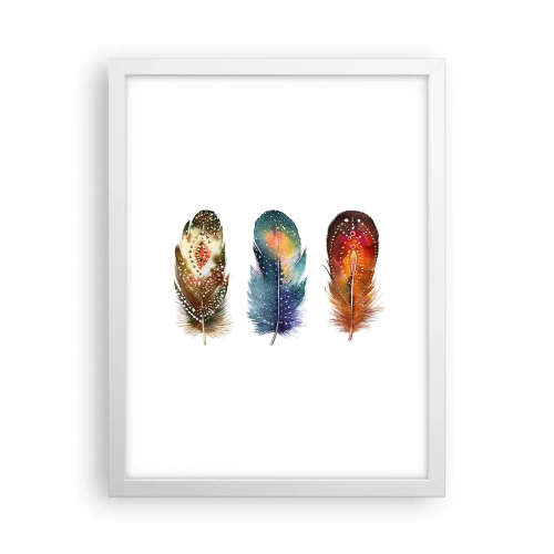 Poster in white frmae - Rituals, Customs, Secrets - 30x40 cm