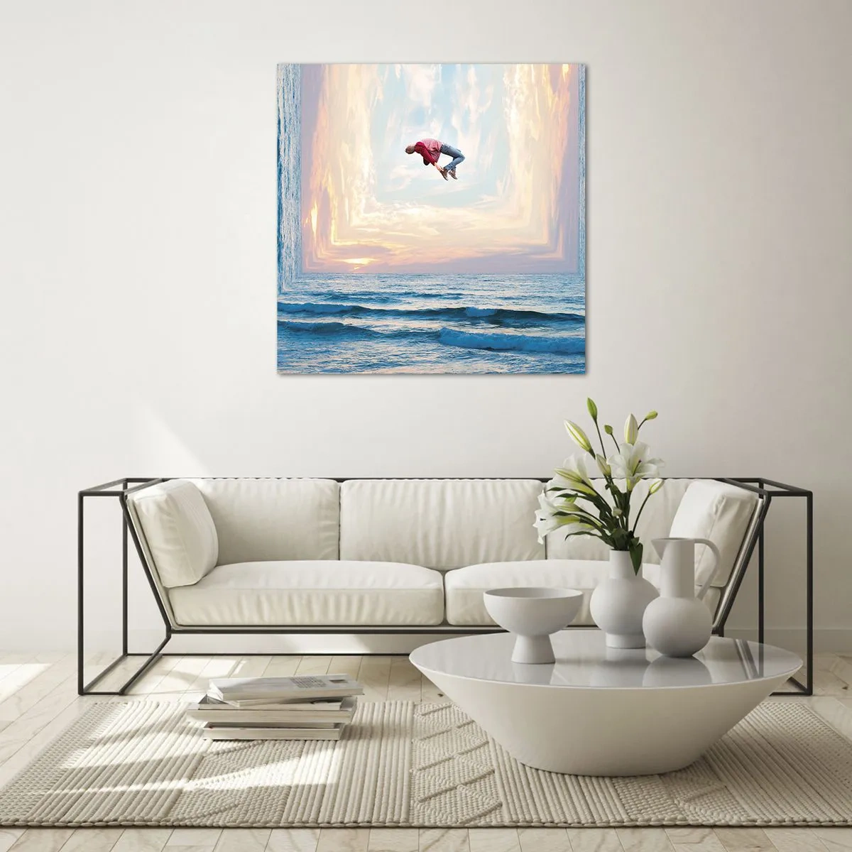 Glass picture - To Another Dimension - 70x70 cm