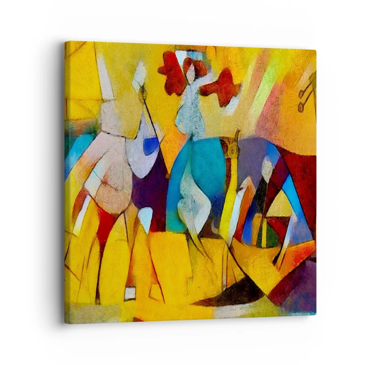 Canvas picture - Sun -Life - Happiness - 30x30 cm
