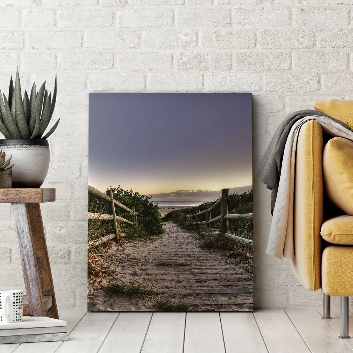 Canvas picture - You Can See the Destination - 55x100 cm