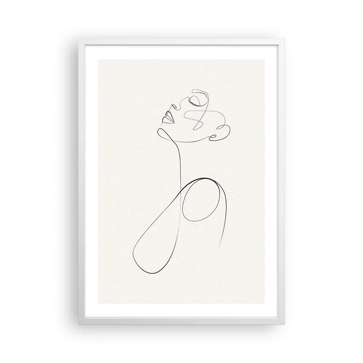 Poster in white frmae - Entangled in Dreams - 50x70 cm
