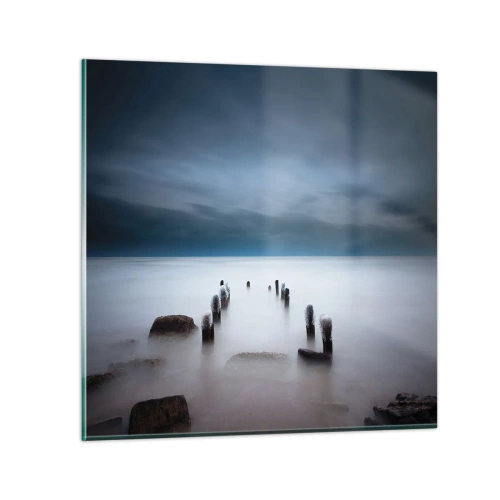 Glass picture - Pensive Lake - 70x70 cm
