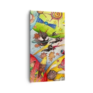 Canvas picture - Great Space Adventure - 65x120 cm