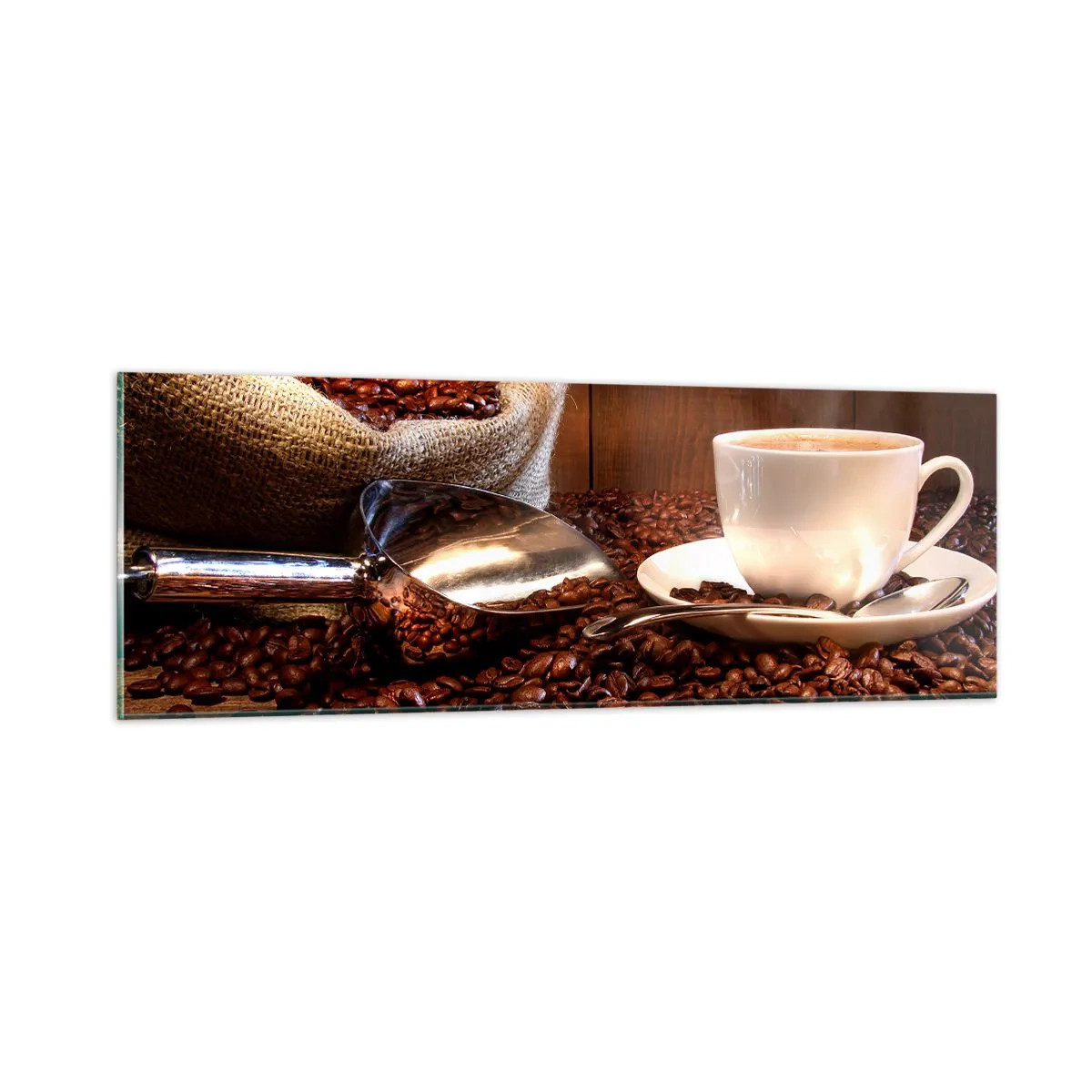 Glass picture - Can You Smell It? - 90x30 cm