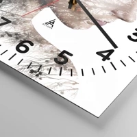 Clock face with numbers