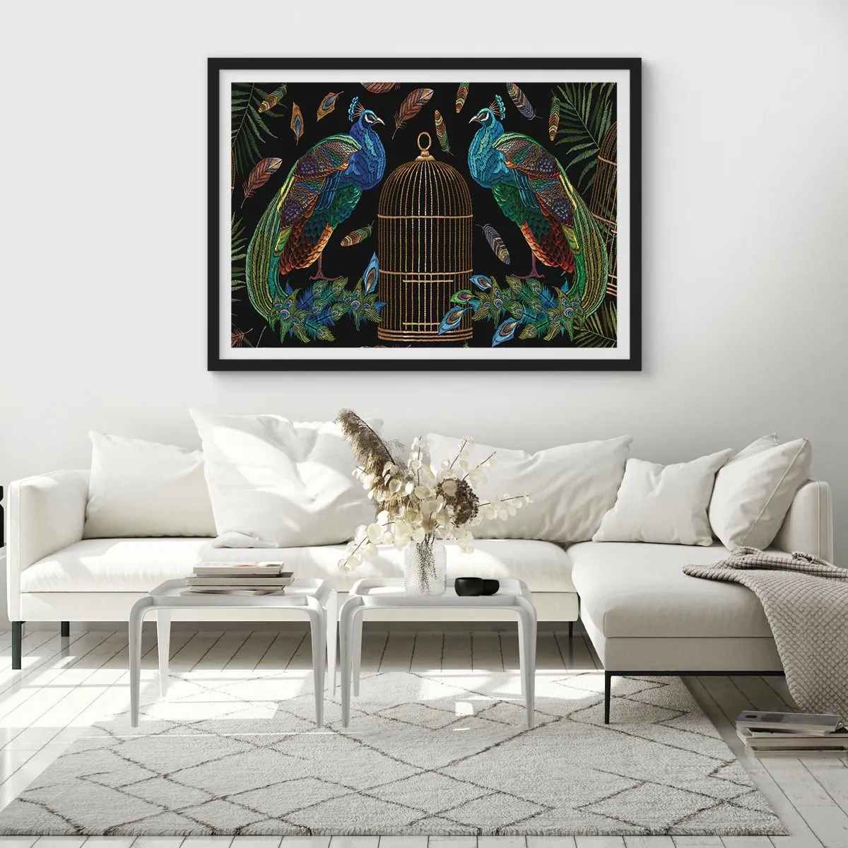 Poster in black frame - In Royal Robes - 70x50 cm