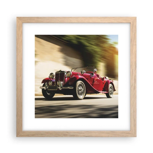 Poster in light oak frame - More Beautiful than Nike of Samothrace - 30x30 cm