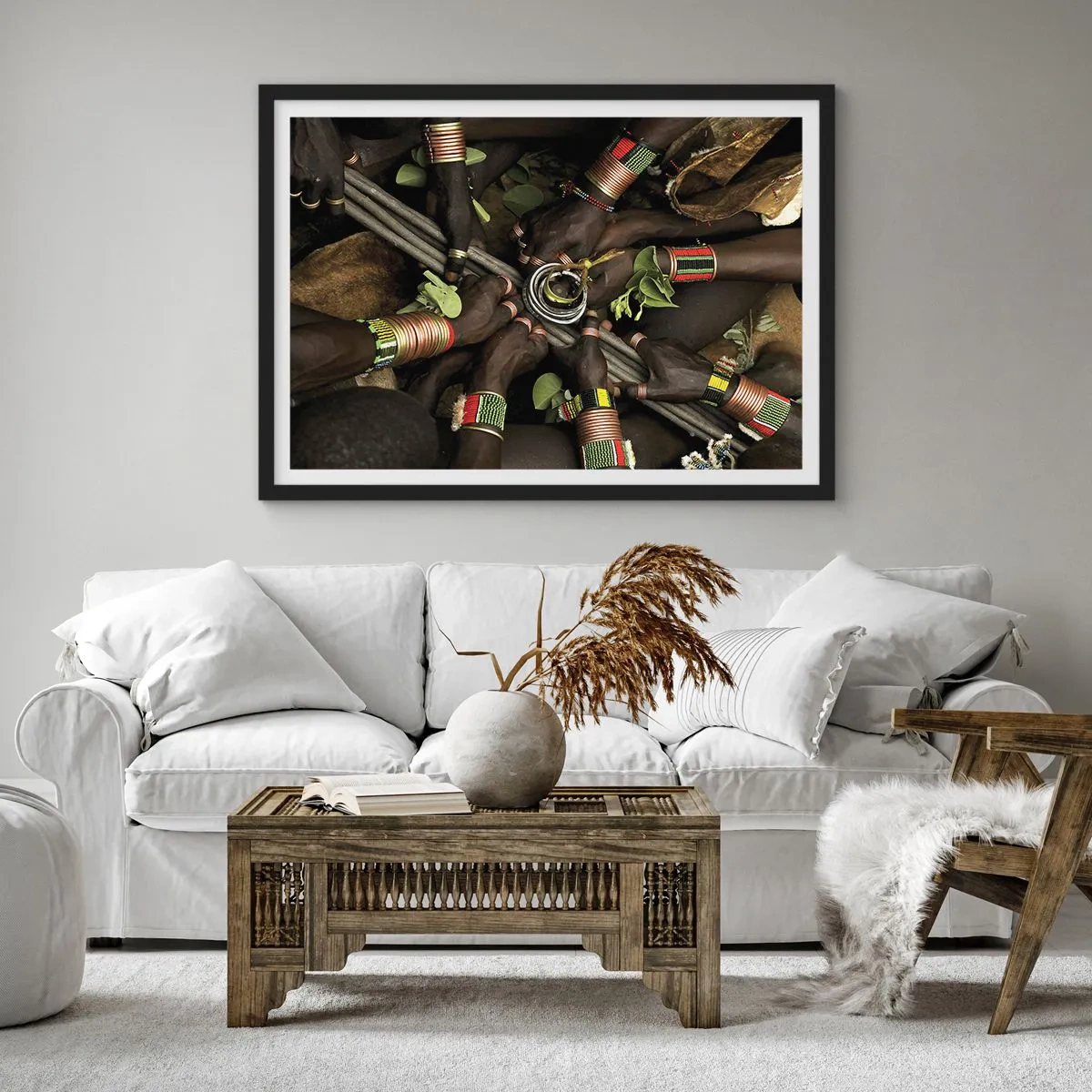 Poster in black frame - We Are Together - 91x61 cm