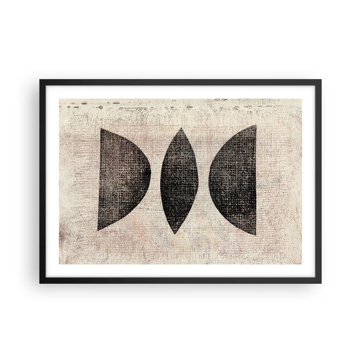 Poster in black frame - Ethnic Abstraction - 70x50 cm