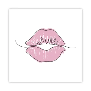 Poster - Ready for a Kiss? - 40x40 cm