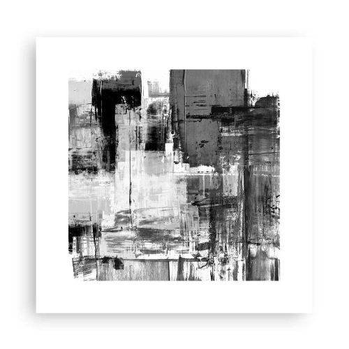 Poster - Grey is Beautiful - 30x30 cm