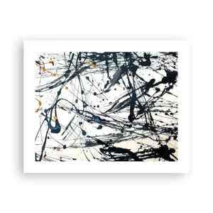 Poster - Expressionist Abstract - 50x40 cm
