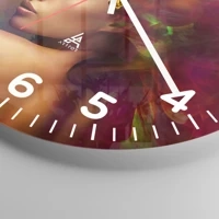 Clock face with numbers