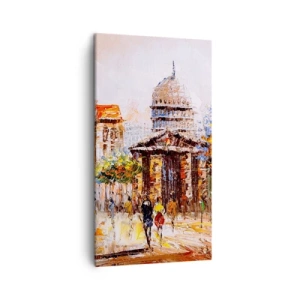 Canvas picture - Parisian Walk - 45x80 cm