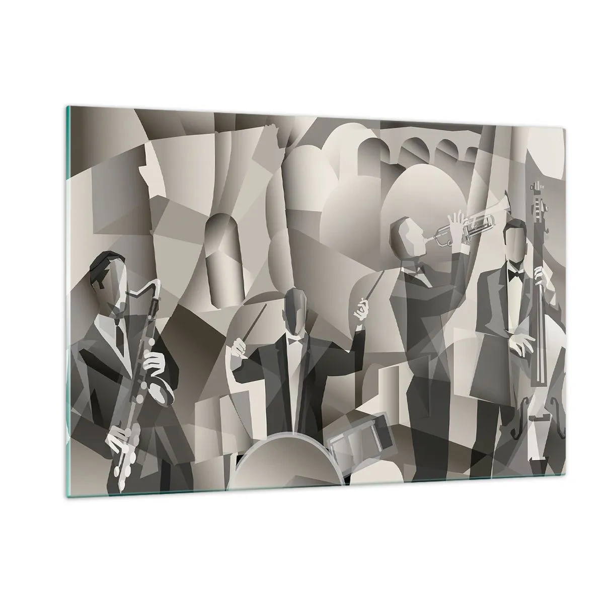 Glass picture - In the Space of Sounds - 120x80 cm