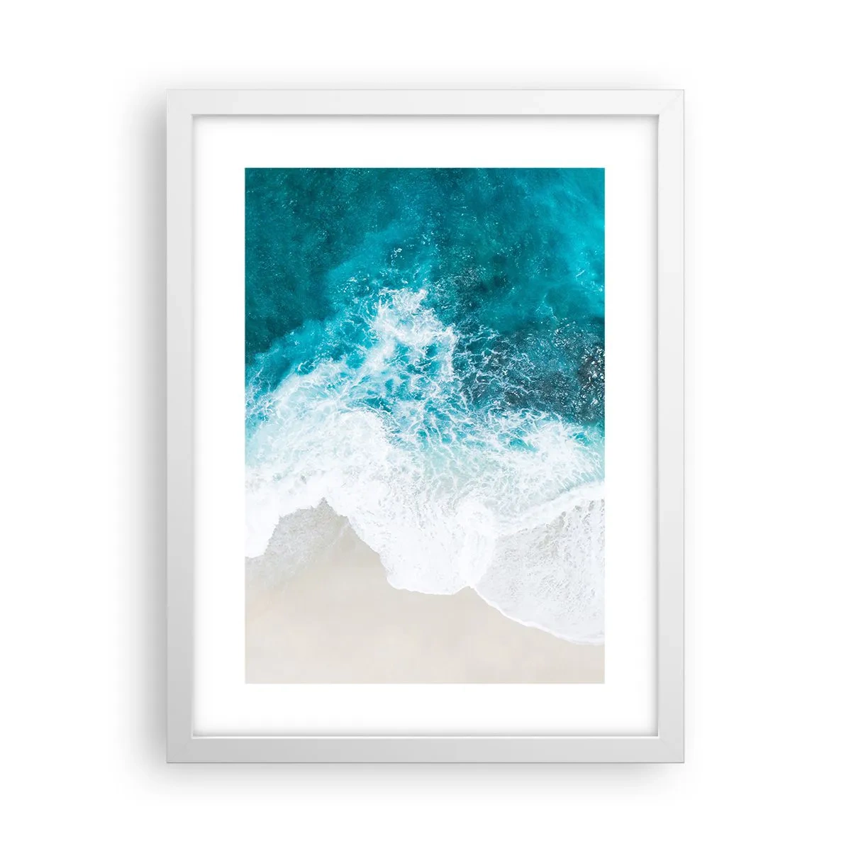Poster in white frmae - Natural Caress - 30x40 cm
