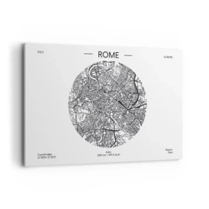 Canvas picture - Anatomy of Rome - 120x80 cm