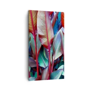 Canvas picture - Colourful Thicket - 45x80 cm