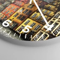 Clock face with numbers