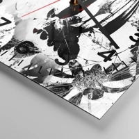 Clock face with numbers
