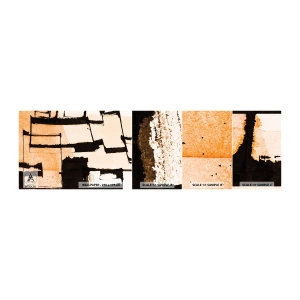 Photo Wallpaper Sample Standard Eco - Order After All - Abstraction, Piece, Painting - 100x30 cm