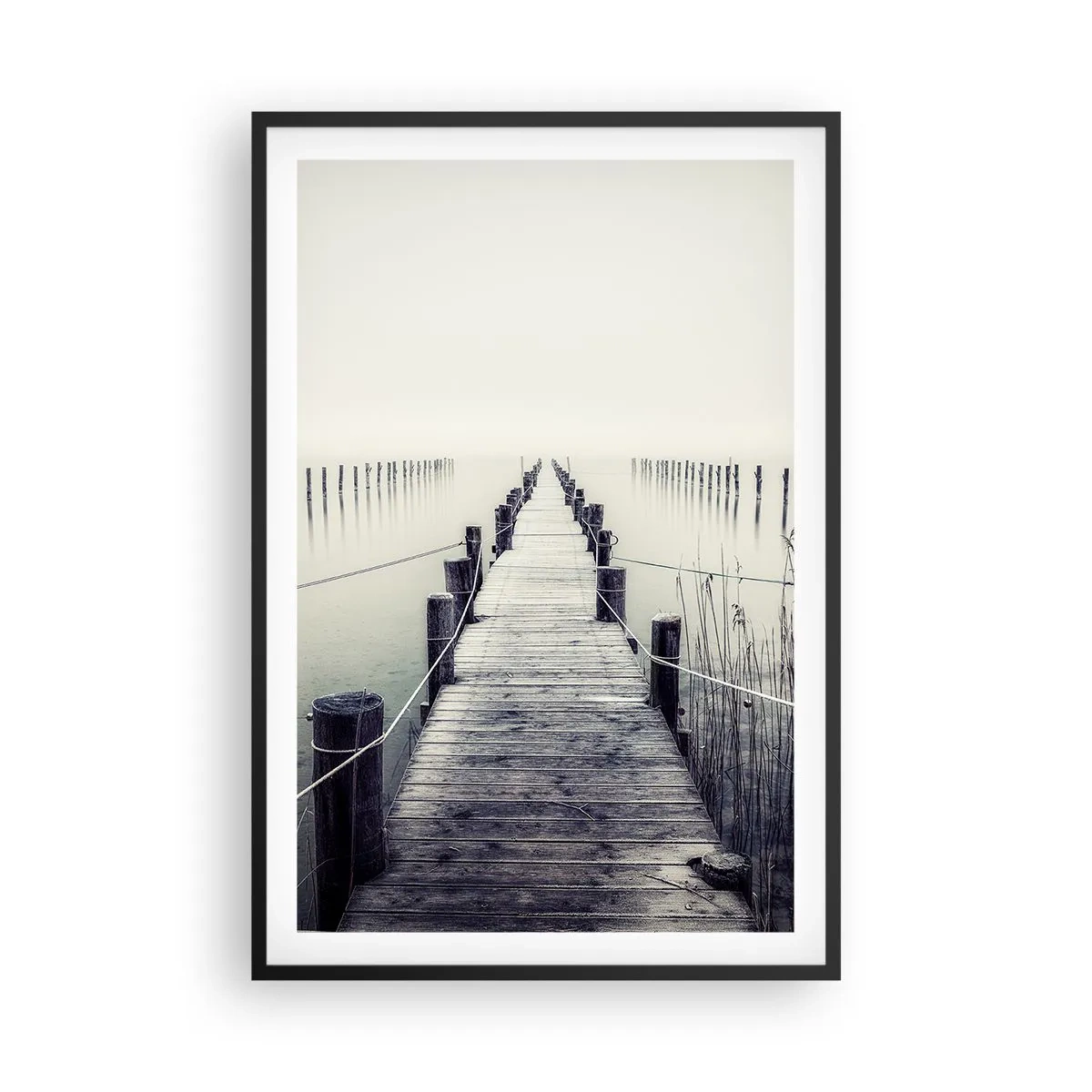 Poster in black frame - Immerse Yourself in Peace - 61x91 cm