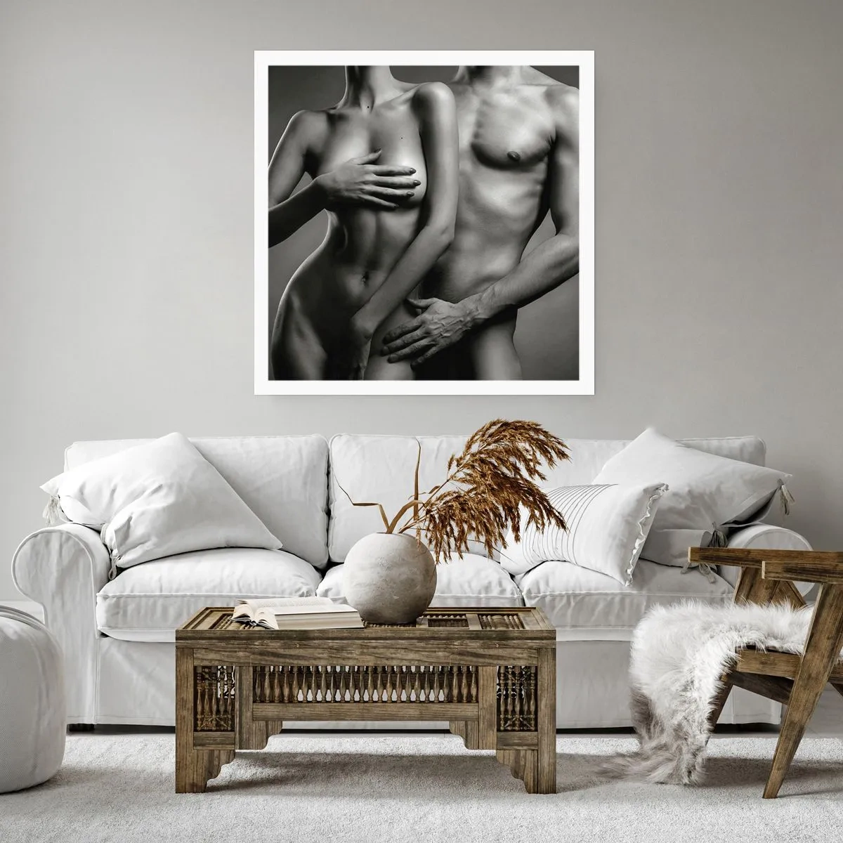 Poster - Adam and Eve - 60x60 cm
